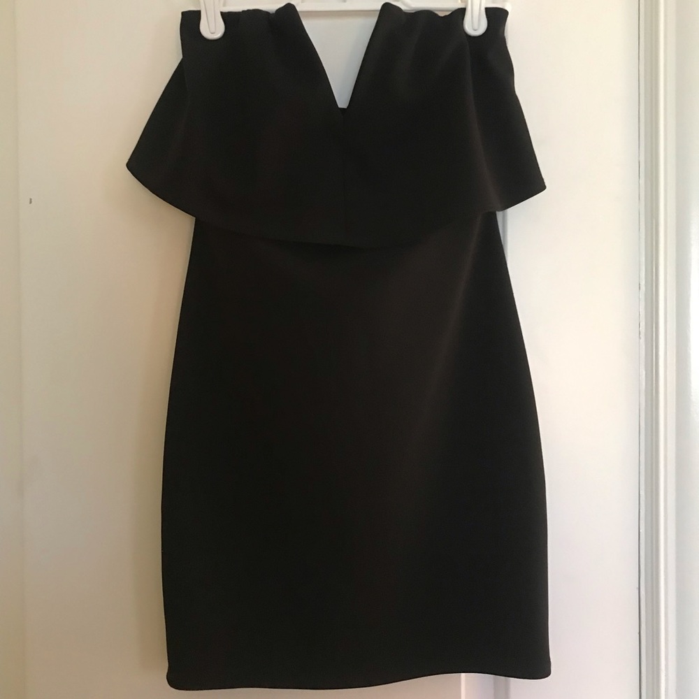Blue Blush Black Dress size small